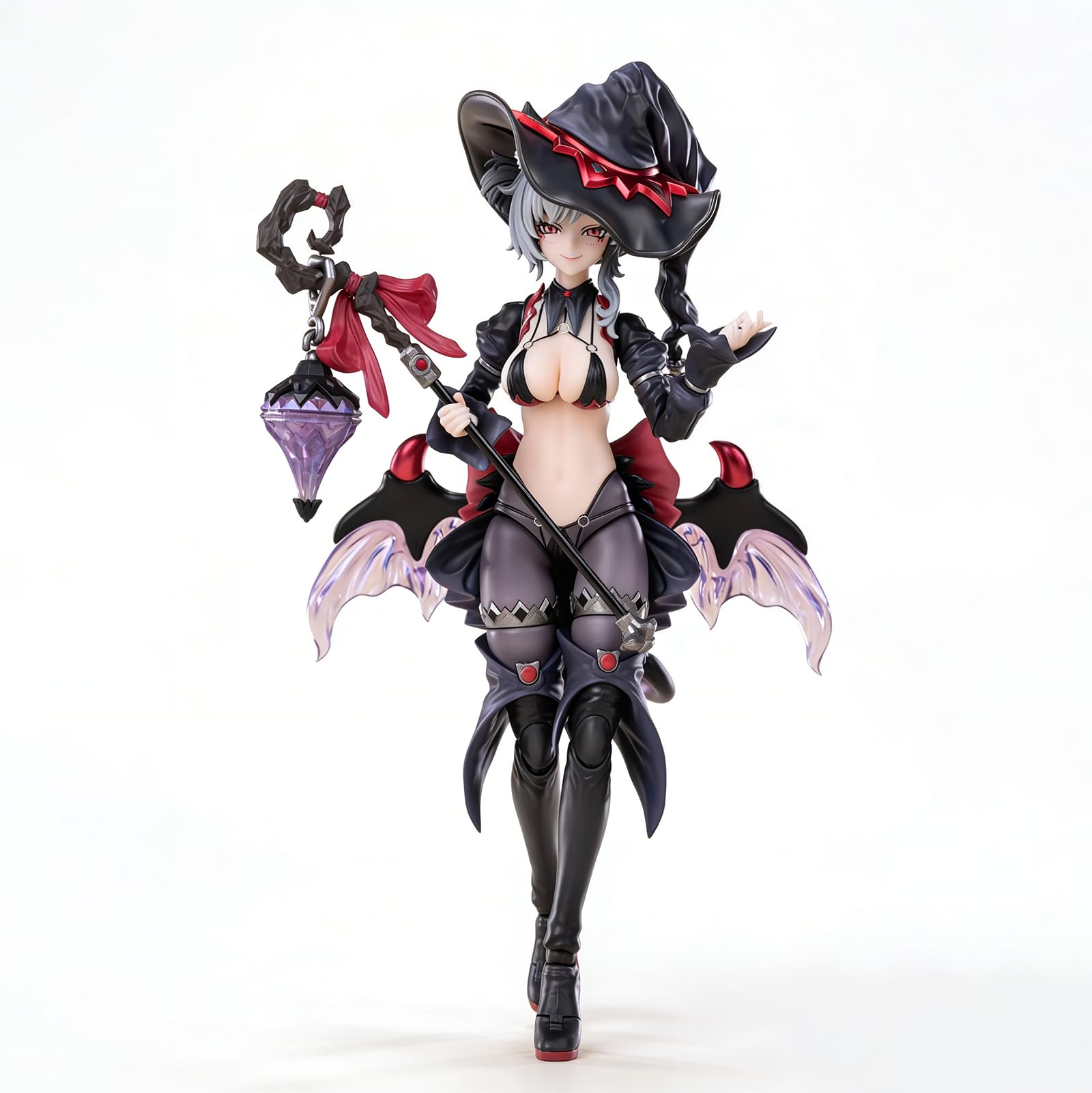 Pipigirl 1/12 Scale Anime Style Action Figures Kits, Black Hair